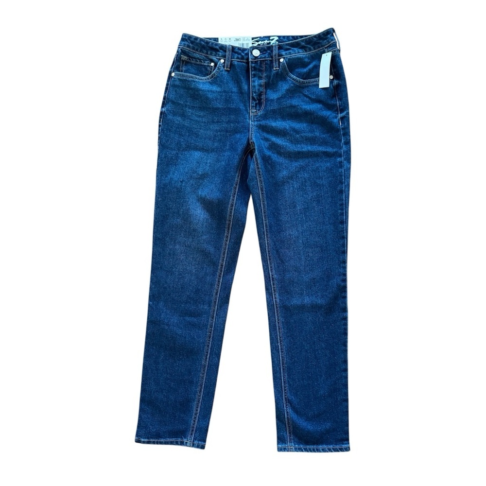 Seven7 Dark Blue Slim Straight Leg Women's Jeans size 4 NWT